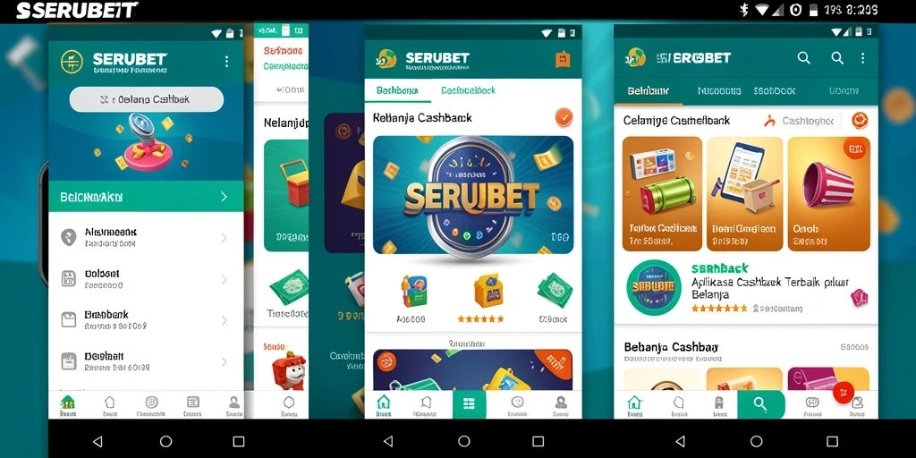 Tampilan antarmuka aplikasi SERUBET yang mudah digunakan dan menarik.